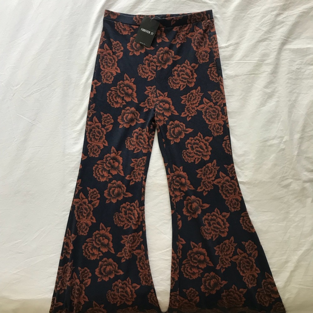 Floral Bell bottom pants